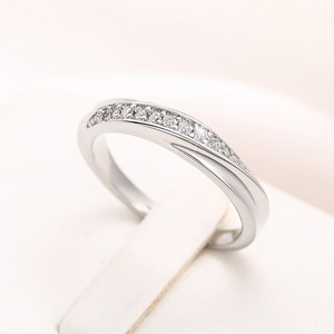 Anello Giapponese di Lusso Leggero con Micro Incastonature, Ornamento per Dito da Coppia per Uso Quotidiano - Product Image 6
