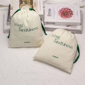 Recyclable Colorful Cotton Gift <b>Bag</b> Drawstring Linen <b>Fabric</b> Cosmetic Packaging <b>Bag</b> for Skincare Products Candle - Product Image 6