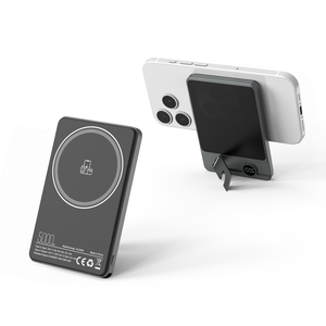 พาวเวอร์<span class=keywords><strong>แบ</strong></span>งค์แม่เหล็กโลหะรีไซเคิลสุดบางพิเศษเครื่องชาร์จไร้สาย15W สำหรับ iPhone iWatch airpods ปลอดภัยชาร์จ<span class=keywords><strong>เร็ว</strong></span>แพ็ค<span class=keywords><strong>แบ</strong></span><span class=keywords><strong>ต</strong></span>เตอรี่ MAG - Product Image 5