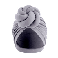 En gros Bandeau turban et bonnet pour enfants, style bonnet, couleur unie, forme beignet, style européen et américain, mignon, pour crèche et hôpital