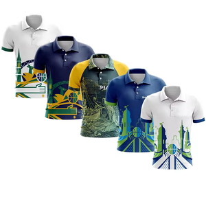 Camisetas <span class=keywords><strong>Polo</strong></span> de Golf de Lujo con Estampado, de Manga Corta, Talla Grande, de Secado Rápido, al por Mayor, las Más Vendidas, Personalizadas para Hombre - Product Image 2