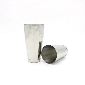 Classic Bar Tool Weighted 18oz/28oz <strong>Silver</strong> Color Stainless Steel Metal Bartender Drinks Martini Cocktail Mixing Boston <strong>Shaker</strong> - Product Image 1