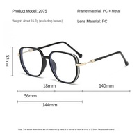 Lunettes carrées anti-rayonnement photochromiques pour femme nuances homme anti-rayonnement montures de lunettes anti-lumière bleue transitionnelle