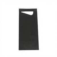 Pochette en papier avec serviette, kraft 16 g/m², 2 ou 3 plis, jetable, écologique, qualité alimentaire, personnalisable, pour les marchés australien et européen