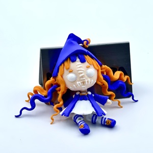 Poupée effrayante imprimée en 3D de haute qualité, plusieurs couleurs, décoration de bureau pour enfants, jouets fantaisie, jouet en forme de cône spiralé, Meetcera Machining - Product Image 1