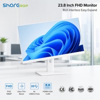 Ordinateur de bureau Sharerdp Factory Intel Core I3 12e génération 1215U, écran LED FHD 1080p de 23,8 pouces, cadre fin, HD VGA LAN, 4x USB3.0