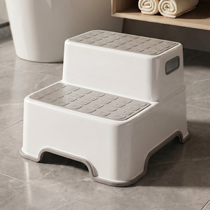 Repose-pieds antidérapant à double couche, marchepied de salle de bain en plastique épaissi pour enfants et adultes - Product Image 1