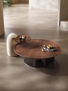 Prix <span class=keywords><strong>de</strong></span> gros minimaliste nordique Mobilier <span class=keywords><strong>de</strong></span> salon en bois au design moderne <span class=keywords><strong>Table</strong></span> basse ronde en bois pour salon - Product Image 2
