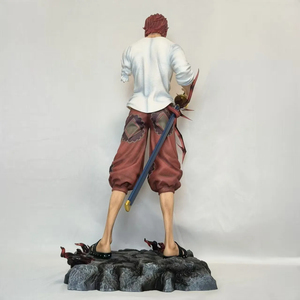 Figura de Manga de Gran Tamaño de 70 cm, Estatua de ONE PIECE, Shanks de Cabello Rojo, Figura de Anime de PVC - Product Image 4