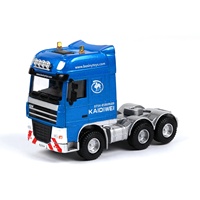 Camión de Juguete HW Toys con Remolque, Caja de Exhibición, Ruedas Libres, Unisex, Certificado EN71, Escala 1:50, 2 Cartones, Multicolor, para Mayores de 18 Años