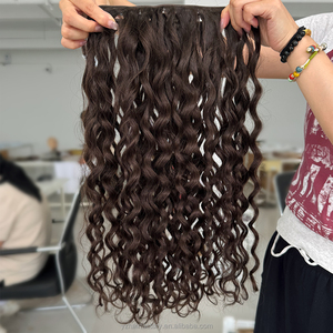 Nouvel Arrivage Extensions de Cheveux 100% Humains Russes Remy Invisible Genius PU Clip Ins Vente en Gros Extensions de Cheveux à Clip Sans Couture 150G - Product Image 5
