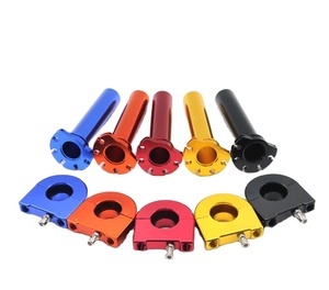 Di alluminio Del Motociclo del <span class=keywords><strong>Gas</strong></span> Torsione della Valvola A Farfalla Grip Handle Bar Grip Throttle <span class=keywords><strong>Manopola</strong></span> per KT CRF KLX Moto Dirt Bike Manubrio - Product Image 5