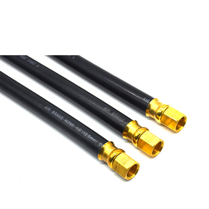 Tubi Flessibili per Freni ad Aria YUTE, Diametro Interno 1/2, Raccordi NPT 3/8, Un'Estremità Fissa, Un'Estremità Girevole, Lunghezza 20 Piedi - Product Image 1