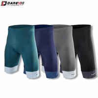 Darevie Shorts de cyclisme pour hommes sur mesure de haute qualité rembourrés doux Vente en gros Shorts de vélo pour hommes rembourrés
