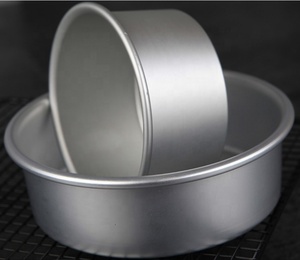 Sartén redonda anodizada <span class=keywords><strong>de</strong></span> <span class=keywords><strong>aluminio</strong></span>, sartén recta cónica <span class=keywords><strong>de</strong></span> 2/3/4 pulgadas <span class=keywords><strong>de</strong></span> altura para hornear, sartenes para tarta <span class=keywords><strong>de</strong></span> queso - Product Image 2