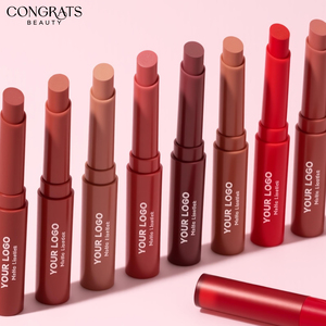 Vente en gros de rouge à lèvres coloré étiqueté sur mesure Formule hydratante non desséchante <span class=keywords><strong>Baume</strong></span> à lèvres mat nourrissant - Product Image 2