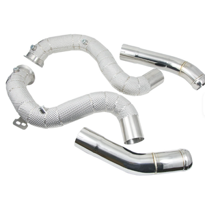 Sistema de Escape AsiaLink V177 W177 <span class=keywords><strong>A220</strong></span>/A250/A35 AMG / C118 CLA220/CLA250/CLA35 AMG, Tubo de Escape Individual de Acero Inoxidable - Product Image 5