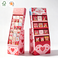 Présentoirs en carton détachables personnalisés à faible MOQ pour promotion en gros, idéaux pour les supermarchés