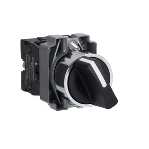 S-chneider chọn chuyển đổi dễ dàng hài hòa XB2 đen 22mm dài xử lý 2 vị trí ở lại đặt 1NO + 1NC xb2bj25c = zb2bz105c + zb2bj2c - Product Image 1