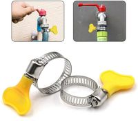 Poignée de serrage de tuyau en acier inoxydable robuste OEM pour applications industrielles générales, santé, alimentation et boissons, garantie 1 an