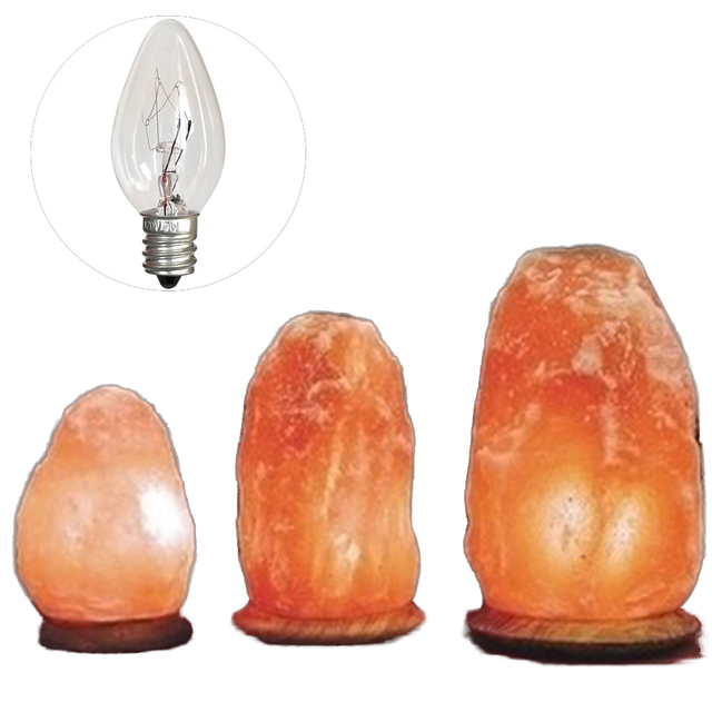 7W E12 Dimmable Salt Lamp Bulb 2700K Soft Warm White 80lm/W for Bubble Aroma Glass Body Modern Design Refrigerator Table Lamps