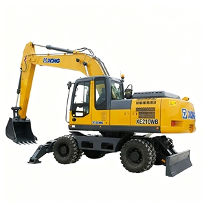 Gebruikt fabrieksmodel 21 ton giekwielgraafmachine XE210WB met goede prijs - Product Image 1