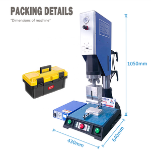 Kartu tebal lembaran plastik kartu gradasi berukuran kaku casing penyegelan mesin las ultrasonik kartu Las lempeng Ao sisb ultrasonik Grading - Product Image 2