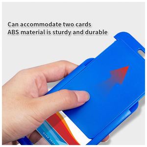Hot Sale Office <b>Lanyard</b> Plastic Multicolor Works Card Holder for Corporate - Product Image 5