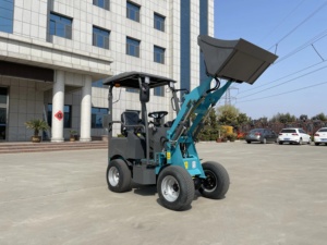 Pemuat kompak 1 Ton <span class=keywords><strong>1000kg</strong></span> beban Mini roda pemuat listrik kecil - Product Image 6