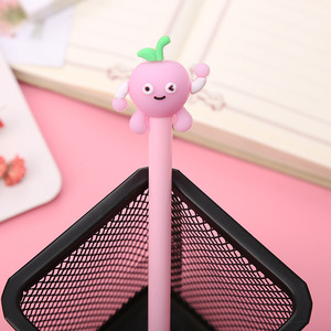 Stylos gel style fruits frais, pointe aiguille 0,5 mm, encre à base d'eau, pour étudiants, école, bureau, papeterie, signature et écriture - Product Image 2