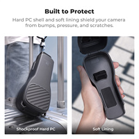 Étui de protection K&F Concept pour DJI Osmo Pocket 3/4 avec 4 emplacements pour filtres, y compris 2 emplacements pour téléobjectifs, coque en PC