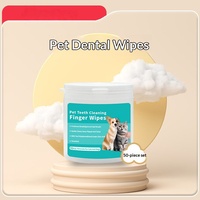 Lingettes nettoyantes pour oreilles d'animaux personnalisées avec formule, emballage avec logo et étiquette, et service de marque privée