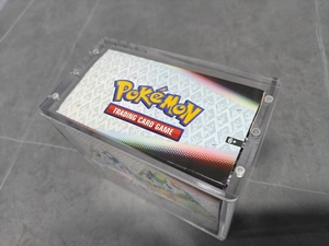 Acrylic bảo vệ trong suốt trường hợp bền Tiếng Anh phiên bản plexiglass Pokemon thẻ ptcg Acrylic Booster trường hợp - Product Image 3
