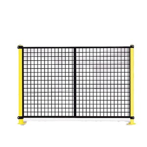 Clôture en grillage métallique Yuxin1 2x2m, filet d'isolation pour atelier avec cadre jaune pour la protection des usines - Product Image 1