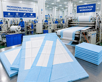 Fabricant de sous-couches jetables sur mesure, marque privée, OEM, pour incontinence, usine en Chine