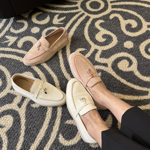 Mocassins plats pour femmes de style italien, confortables et souples, chaussures de conduite décontractées, à enfiler, pour usage quotidien - Product Image 2
