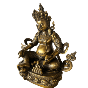 Gussmessing-Statue des Tibetischen Buddhistischen Reichtumsgottes, eine <span class=keywords><strong>Buddha</strong></span>-Statue für Eröffnungszeremonien und Anbetung - Product Image 2