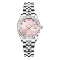 Jam Tangan Wanita Mewah dengan Tali Baja Berkualitas Tinggi untuk Wanita
