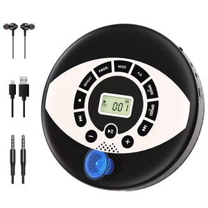 Reproductor de CD portátil a prueba de golpes con Bluetooth, altavoz integrado, pantalla LCD, control de velocidad, función de repetición, Walkman para estudiantes, inglés. - Product Image 4