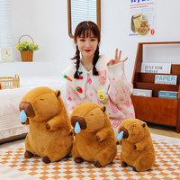 Offre Spéciale Kawaii Capybara Simulation Animal peluche poupée enfant mignon cadeau canapé décoration doux oreiller en peluche jouet