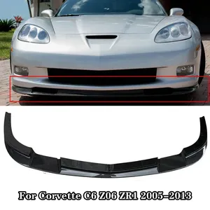 สปอยเลอร์กันชนหน้า StarNav สำหรับ C6 Z06 Zr1 2005-2013 รุ่น WideBody ชิ้นส่วนตกแต่งรถยนต์แบบลิ้นล่าง - Product Image 5