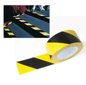 Industrial Safety Caution Warning Esd Floor Marking Tape For Gym School Warehouse Warning