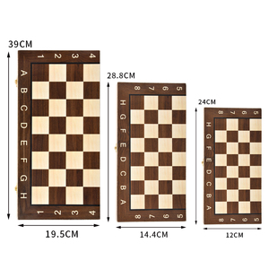 Trò chơi bảng gỗ có thể gập lại <span class=keywords><strong>3</strong></span> trong <span class=keywords><strong>1</strong></span> xuyên biên giới góc tròn cờ vua quốc tế-Đồ chơi cạnh tranh giáo dục - Product Image 6