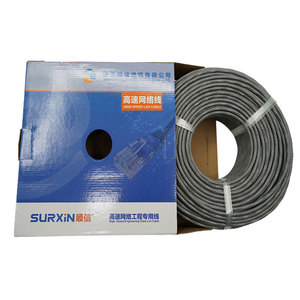 Câble réseau Surxin de haute qualité 305m 1000Ft Cat 6 UTP <span class=keywords><strong>FTP</strong></span> STP, câble LAN en cuivre CCA 23AWG <span class=keywords><strong>Cat6</strong></span> 305M - Product Image 6