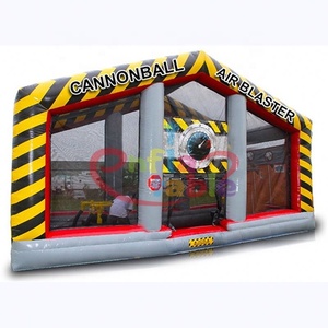 Tarte à Air gonflable en PVC de 0.55Mm pour enfants, <span class=keywords><strong>jeu</strong></span> de Sport, canonball, pistolet de tir, livraison gratuite - Product Image 2