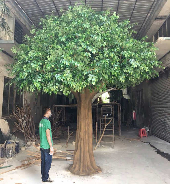 Indoor Decorative Artificial Oak Tree - Songtao Fiberglass