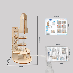 Material de Ensamblaje de Cohetes Aeroespaciales Personalizable para Educación Científica, Juguetes de Ingeniería Científica Sostenible para Niños - Product Image 2