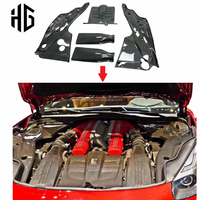 Panneaux intérieurs du compartiment moteur en fibre de carbone sèche, couvercles de l'airbox pour Ferrari F12 Berlinetta 2017, kit de garnitures intérieures du compartiment moteur