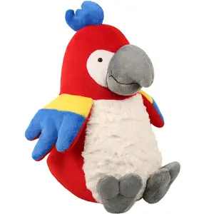 畅销网上会说话鹦鹉玩具毛绒定制毛绒鹦鹉动物鸟软鸟毛绒动物