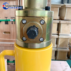 Tosion Metal Hydraulic Jack For Steel Rod Tensioning Electric Pump System <b>Construction</b> <b>Lifters</b> - Product Image 1
